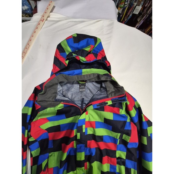 The North Face Hyvent Hooded Colorblock Lined Shell Rain/ski Youth XL (18/20) - Picture 16 of 16